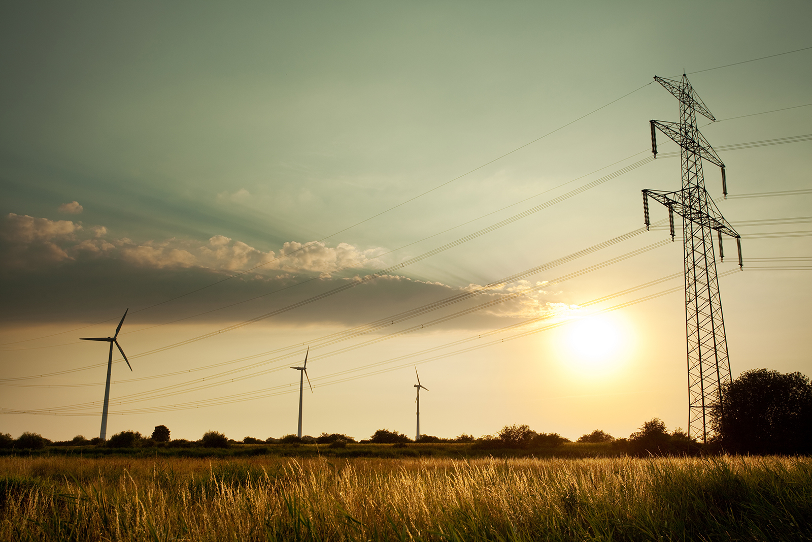 Transmission lines and wind generators
